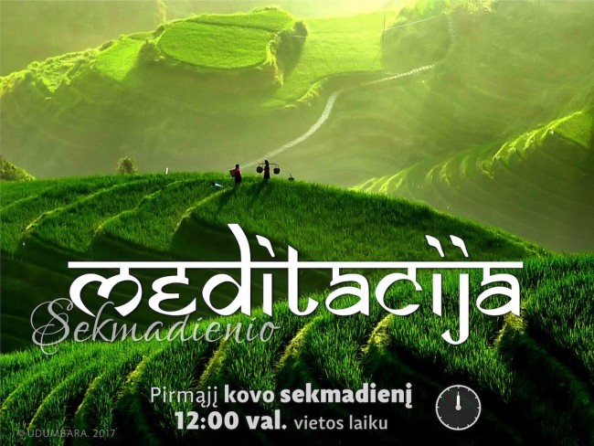 SEKMADIENIO MEDITACIJA. 2017-3-5 12:00