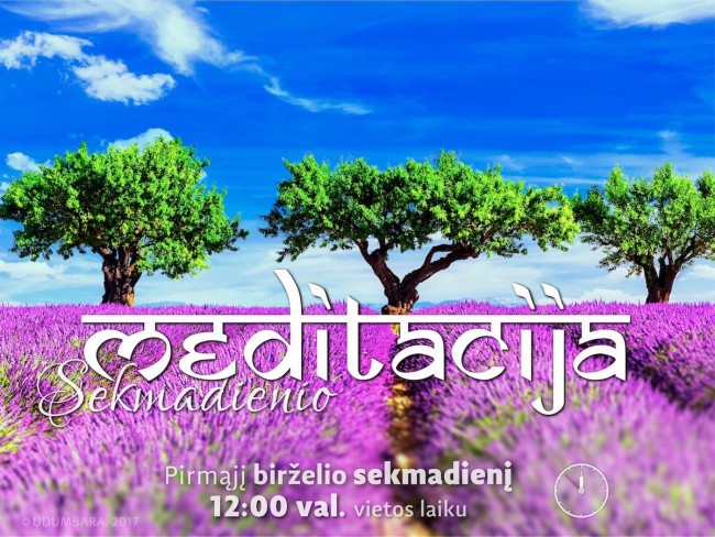 SEKMADIENIO MEDITACIJA. 2017-6-4 12:00