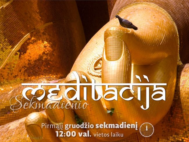 Sekmadienio MEDITACIJA 2017-12-3