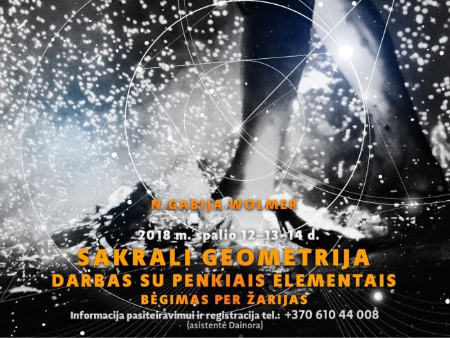 SAKRALI GEOMETRIJA. REGISTRACIJA TEL.: 8 610 44008