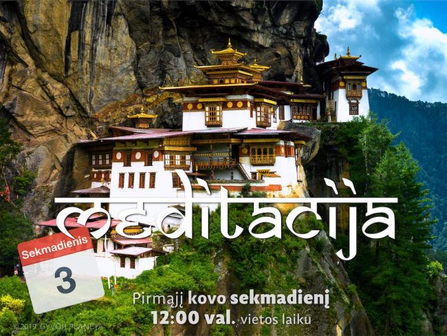 Sekmadienio MEDITACIJA 2019-03-03