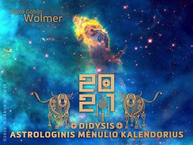 N.Gabija Wolmer. 2021 Didysis astrologinis Mėnulio kalendorius