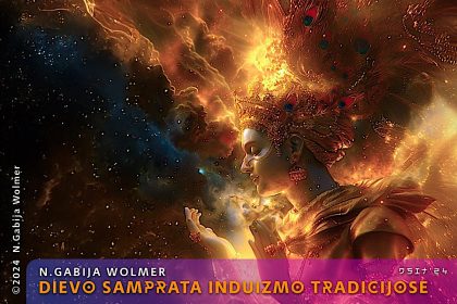 N. Gabija Wolmer. DIEVO SAMPRATA INDUIZMO TRADICIJOSE. REGISTRACIJA TEL.: 8 610 44008